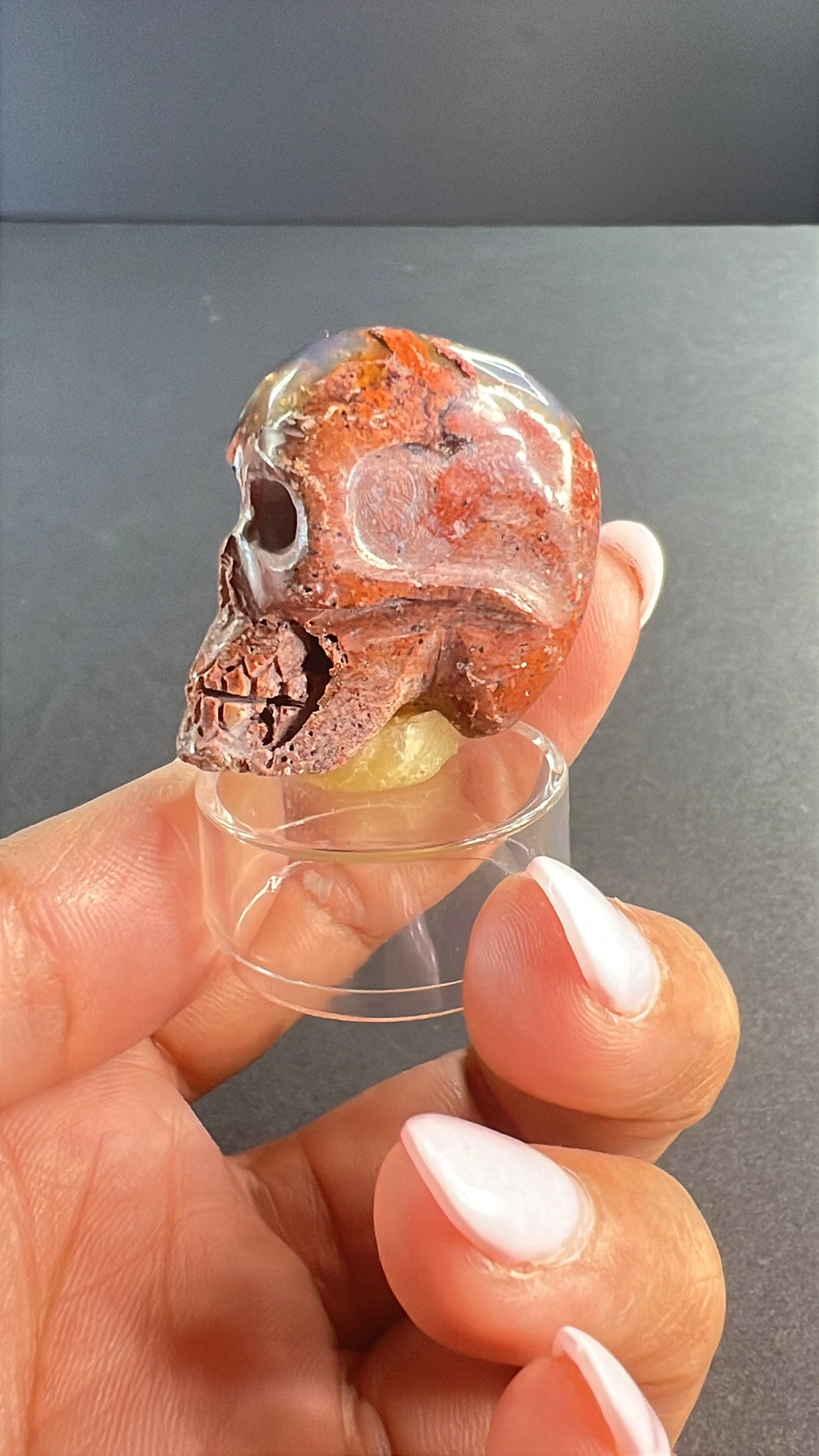 Mexican Cantera Opal Skull “Big Head”