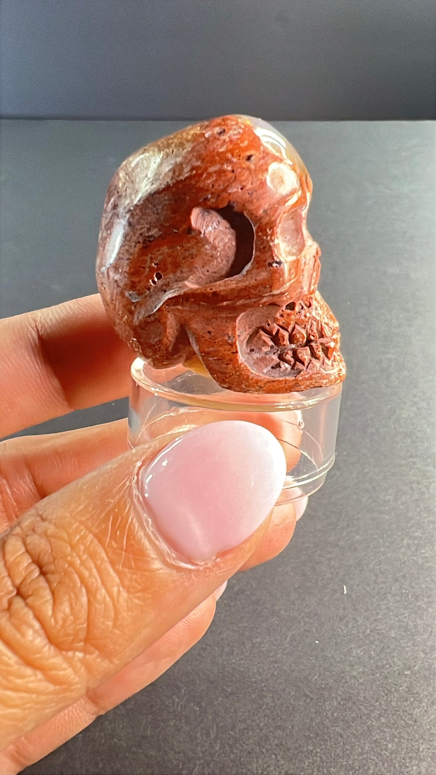 Mexican Cantera Opal Skull “Big Head”