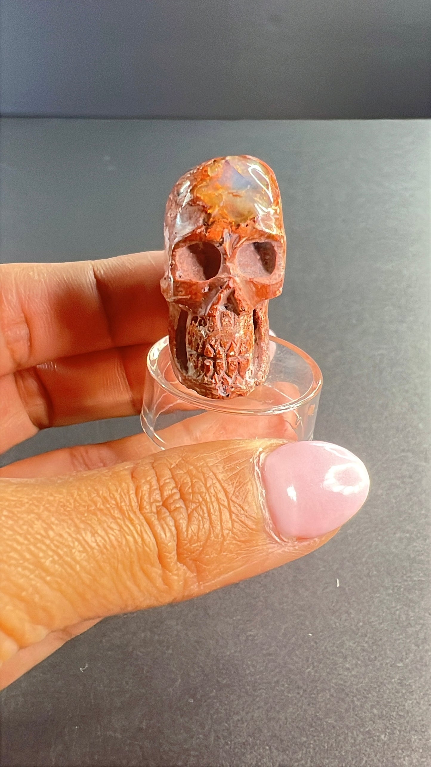 Mexican Cantera Opal Skull “Big Head”