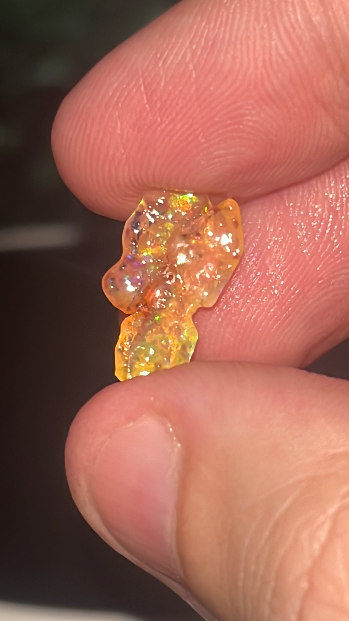 Rough Mexican Fire Opal