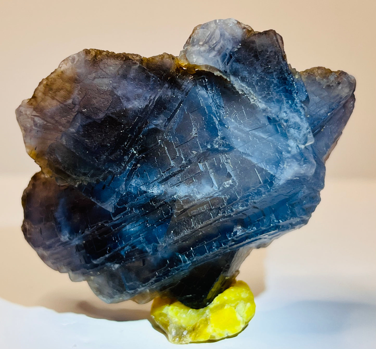 Blue Fluorite With Record Keepers