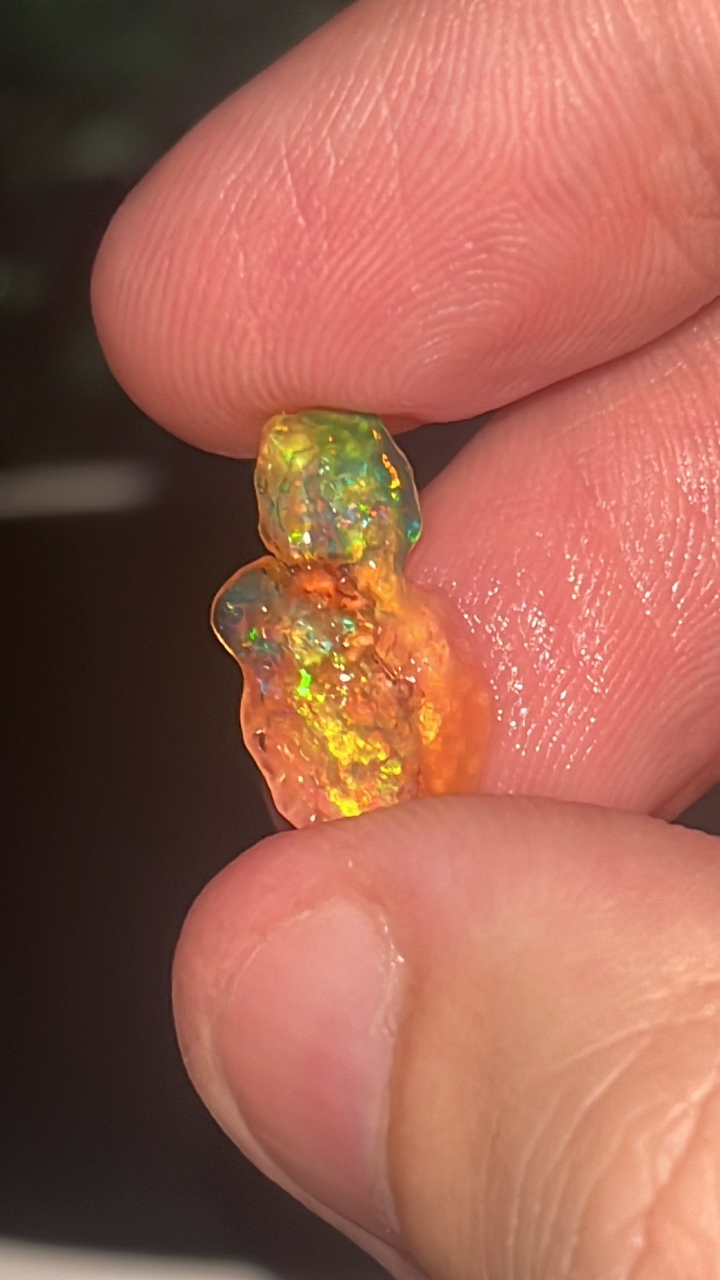 Rough Mexican Fire Opal