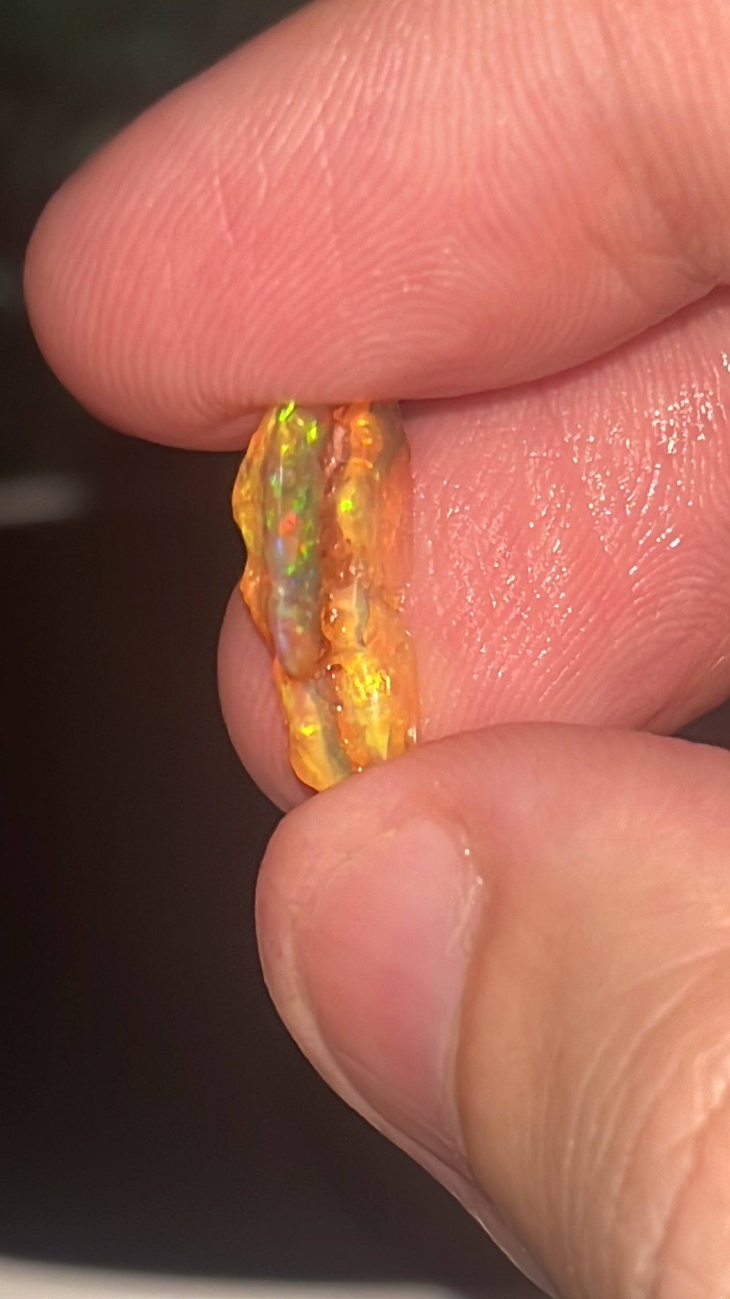 Rough Mexican Fire Opal