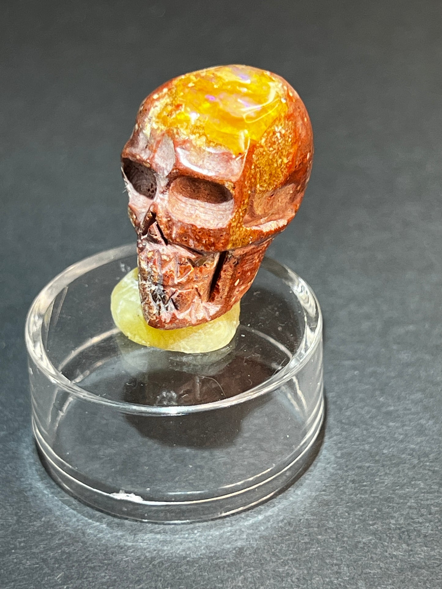 Mexican Cantera Opal Skull “Gizmo”