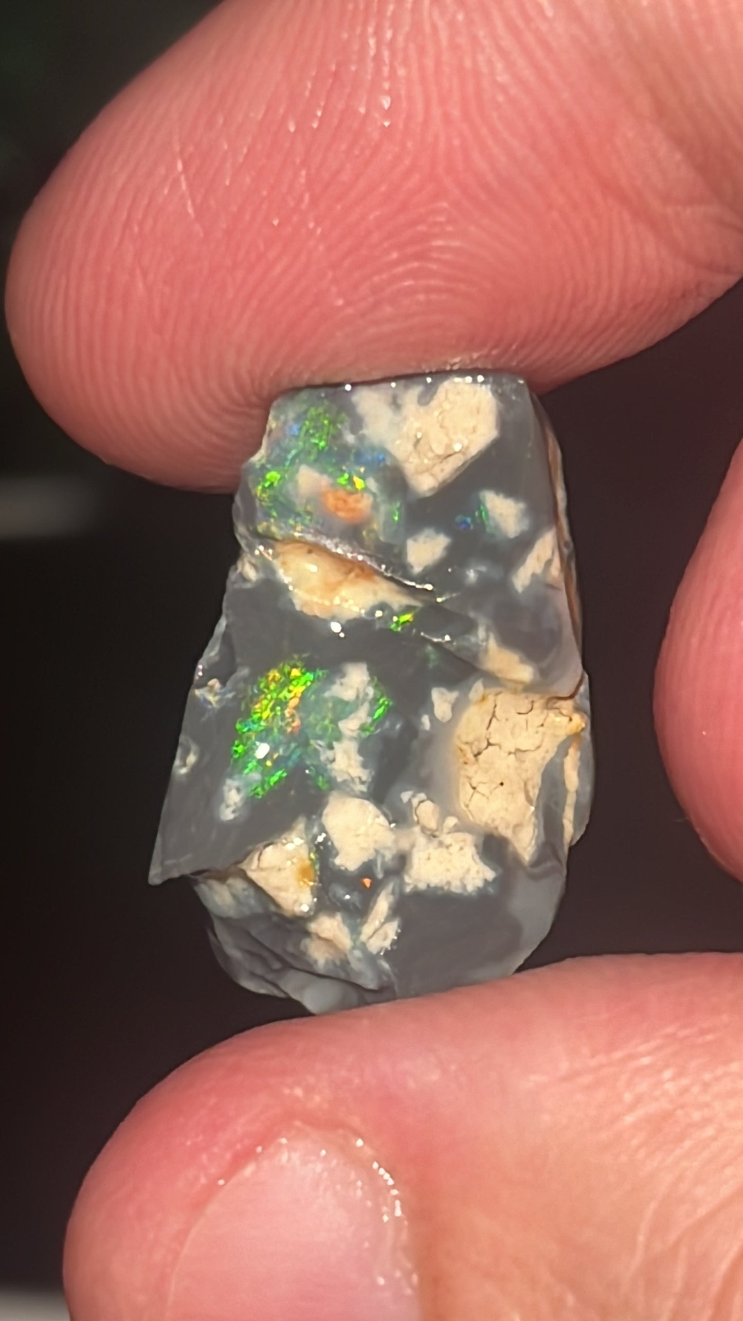 Lightning Ridge Black Opal Rough