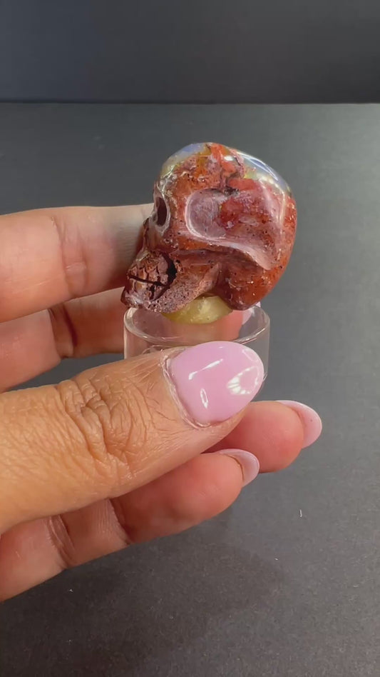 Mexican Cantera Opal Skull “Big Head”