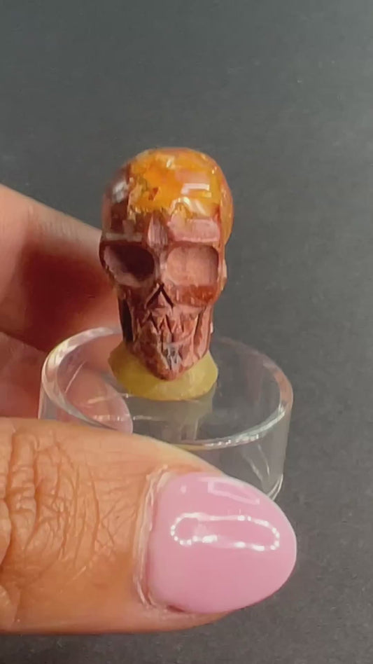 Mexican Cantera Opal Skull “Gizmo”